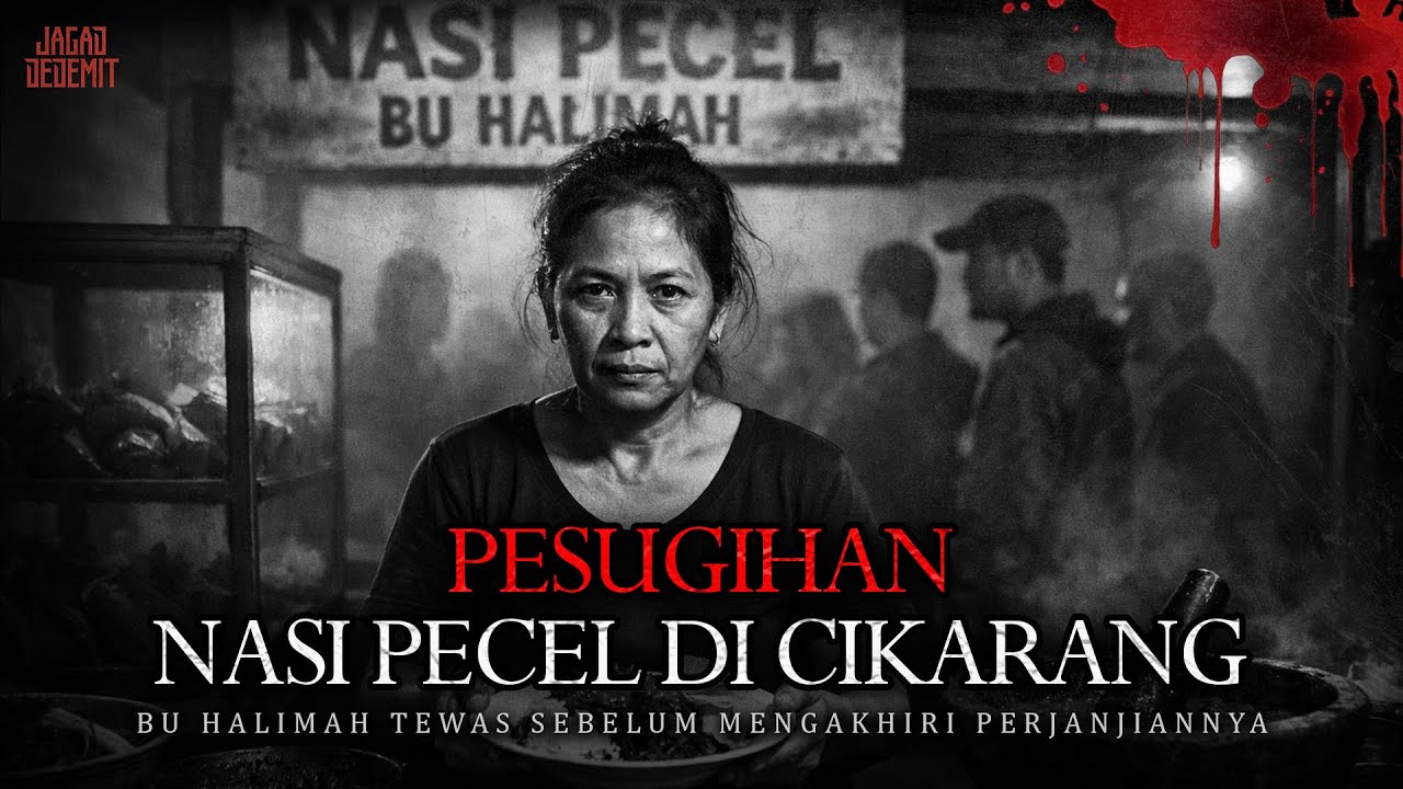 NGERI KISAH NYATA PESUGIHAN NASI PECEL BU HALIMAH DI CIKARANG‼️