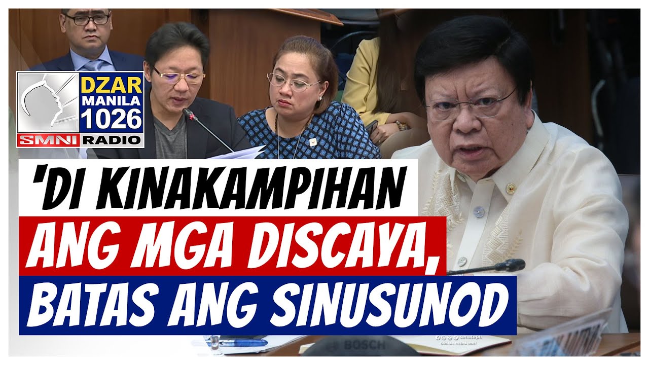 Sen. Marcoleta, ipinagtanggol ang sarili sa sinasabing kinakampihan niya ang mag-asawang Discaya