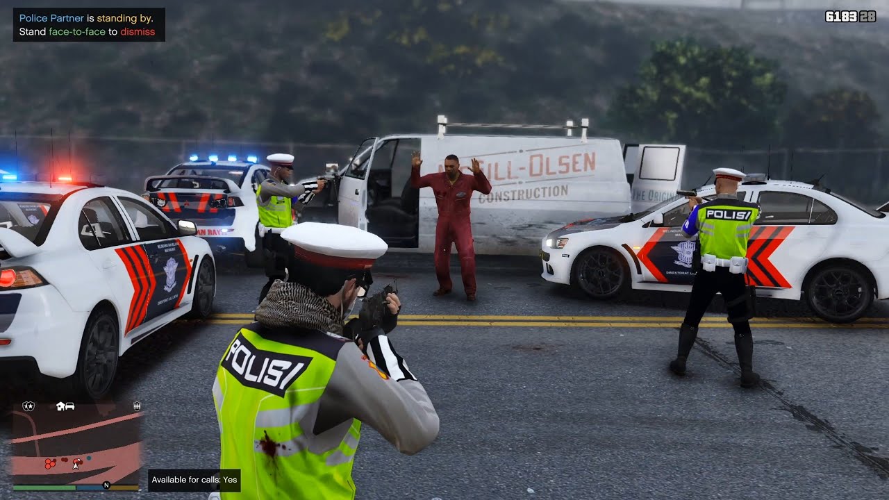 Pengejaran Perampok Bersenjata Penuh Perlawanan! GTA 5 Mod Polisi Indonesia