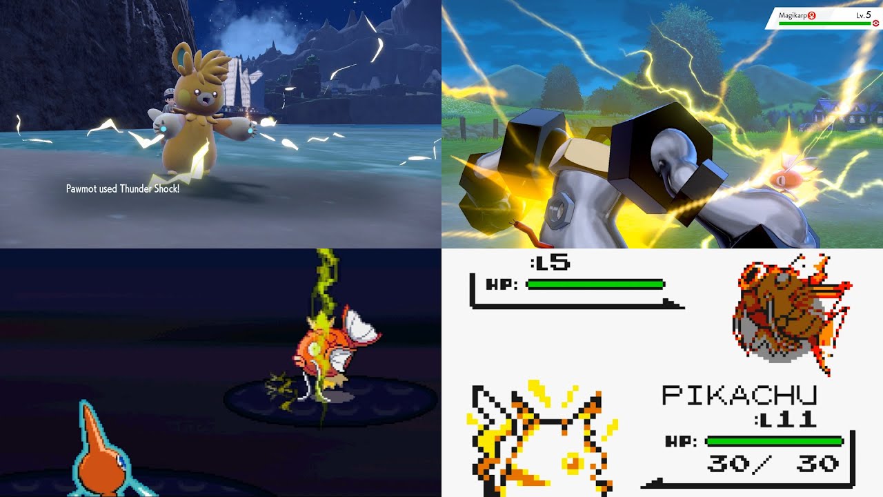 #84 Thunder Shock - Generations 1-9 Pok&eacute;mon move