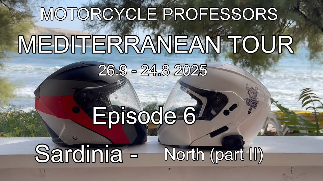 Sardinia 🇮🇹 The Great Mediterranean Tour  Motorcycle Professors  Episode 6    2025