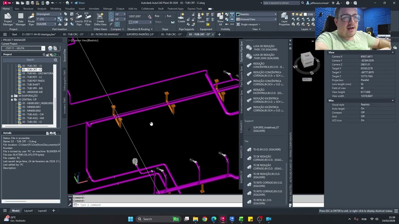 Como definir pontos de suportação de um Projeto 3D