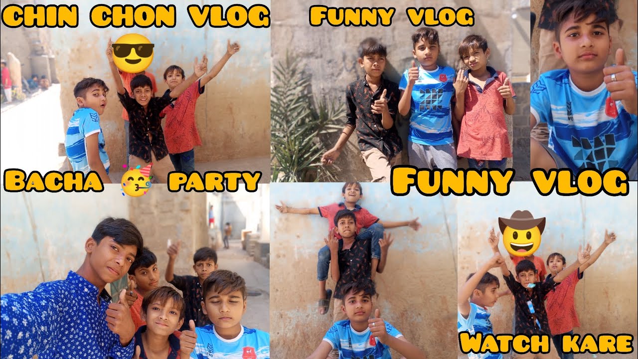 CHI CHON VLOG 😅 FUNNY VLOG BACHA 🥳  PARTY WATCH KARE