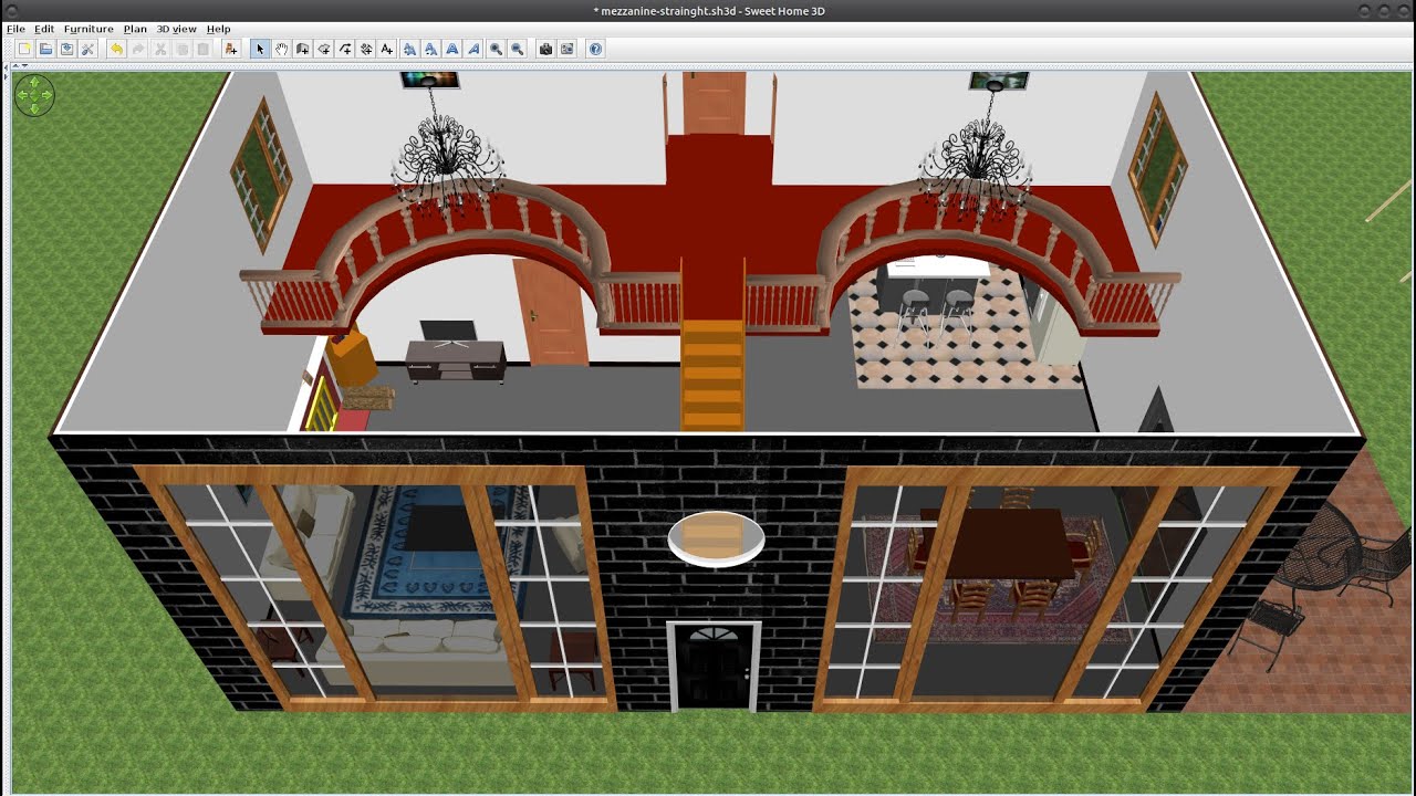Sweet Home 3D - Mezzanine