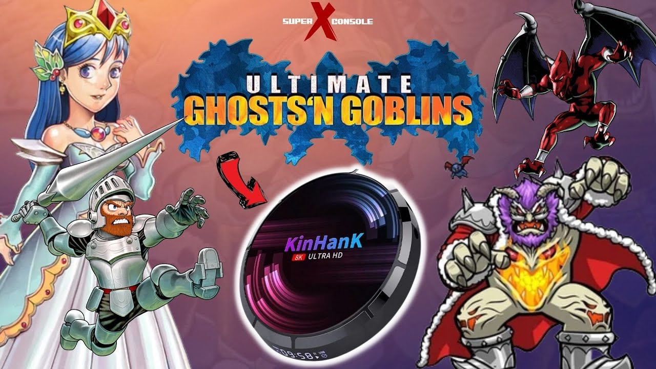 ULTIMATE GHOULS AND GHOSTS (PSP) GAMEPLAY FOR THE SUPER CONSOLE X MAX 😲😀