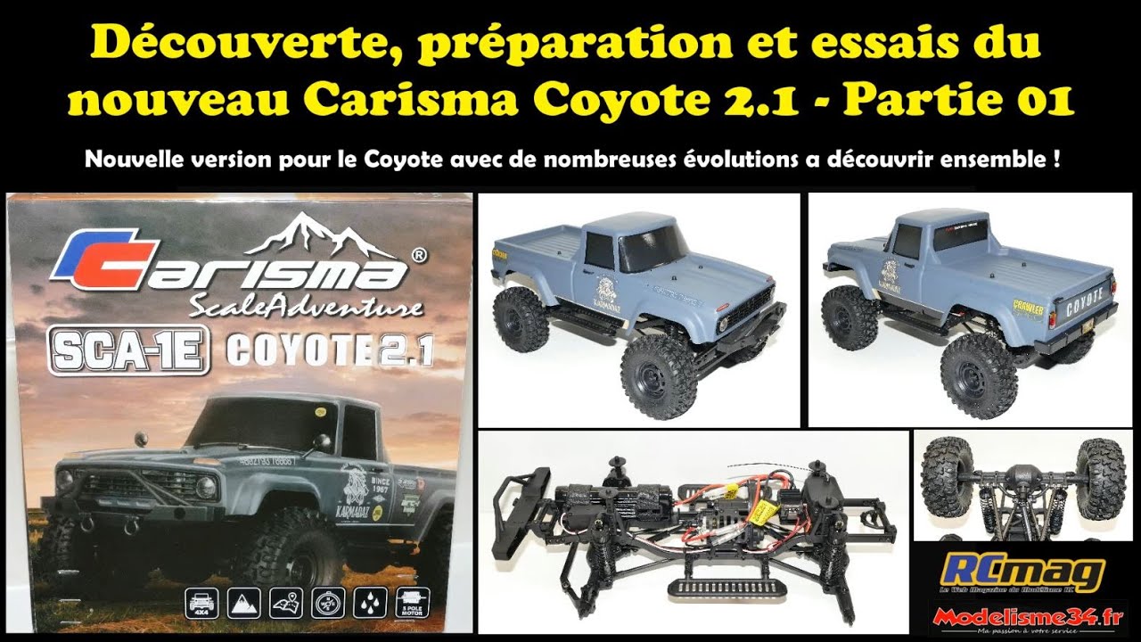 Découverte et essais du nouveau Coyote 2.1 de chez Carisma - Partie 01