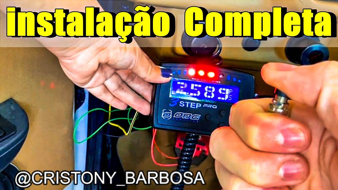 INSTALAÇÃO 3Step Pro Odg GIII TUTORIAL COMPLETO - Corte de GIRO do Chevette