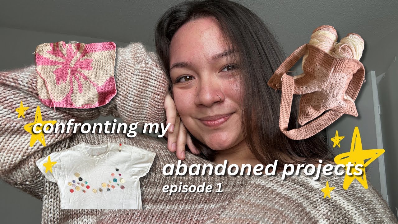 Confronting My Abandoned Projects (Crochet, Knit, Sewing) | Episode 1: The Sentro Sweater
