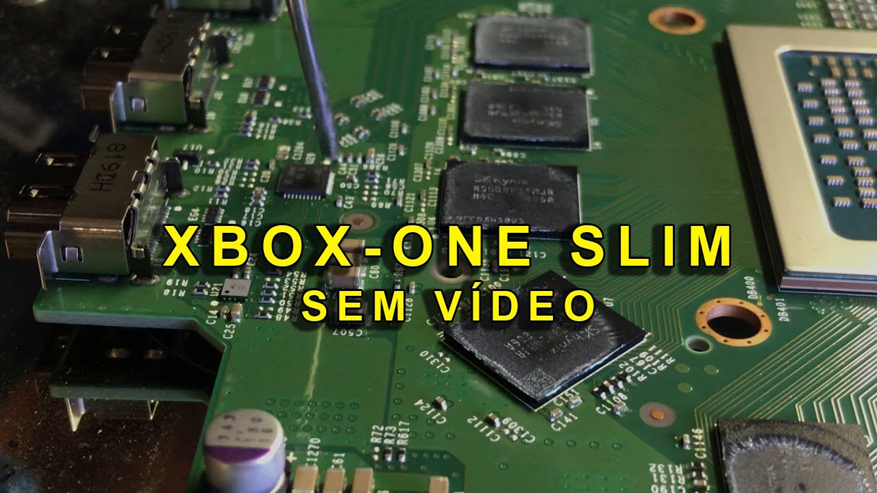 XBOX ONE SLIM SEM IMAGEM - CURTO NA PLACA!!!