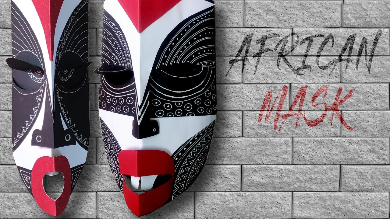 Easy Steps to Make African Mask! Part 1