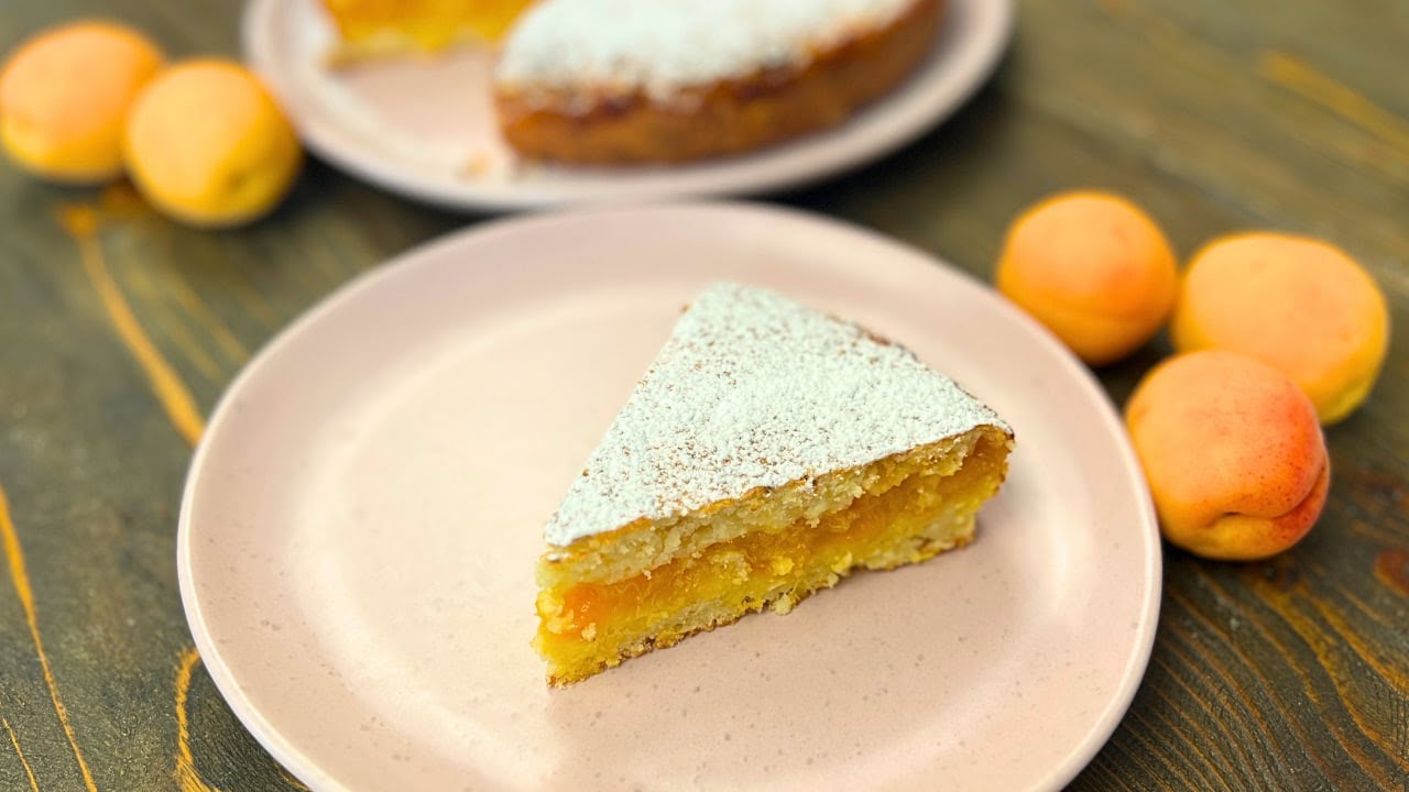 АБРИКОСОВИЙ ПИРІГ - швидко та просто 🥧 Apricot Pie 🍑