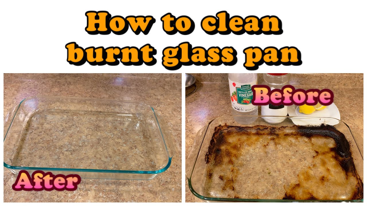 Cleaning Hacks /DIY /How To Clean Burnt Pyrex Glass Pan | Kitchen Hack