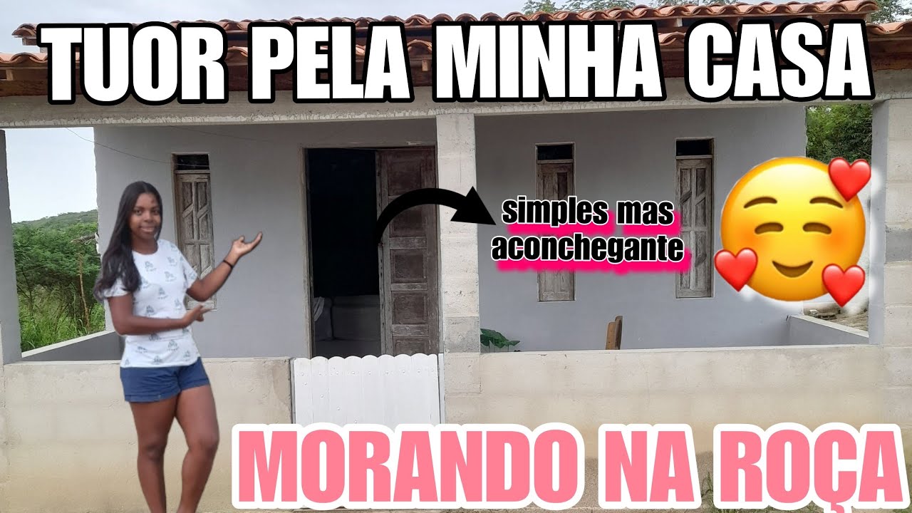 TOUR PELA MINHA CASA SIMPLES ||MORANDO NA RO&Ccedil;A || SIMPLES MAS ACONCHEGANTE 🥰❤️