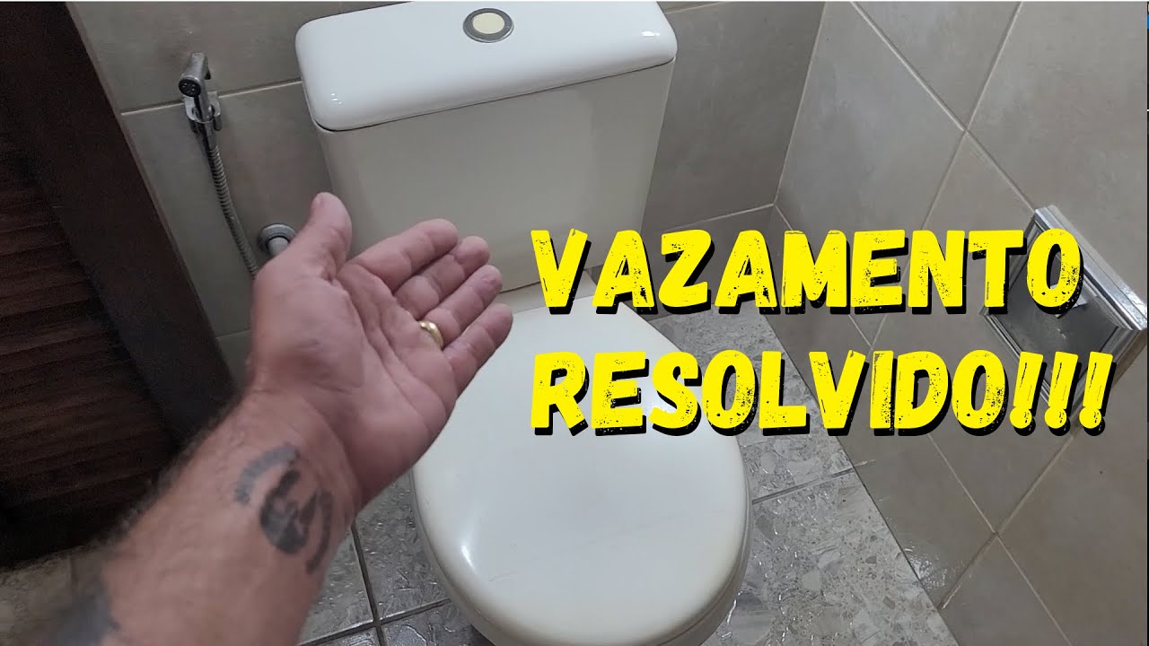 Vazamento caixa acoplada - Como eliminar [PASSO A PASSO]