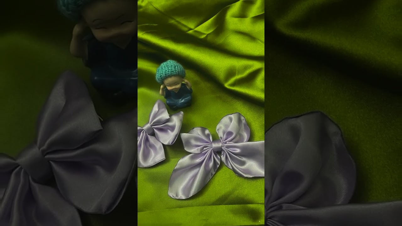 LARGE SATIN HAIR BOWS AND SCRUNCHIES 🎀                                 Dm to order @luna_fashion9132