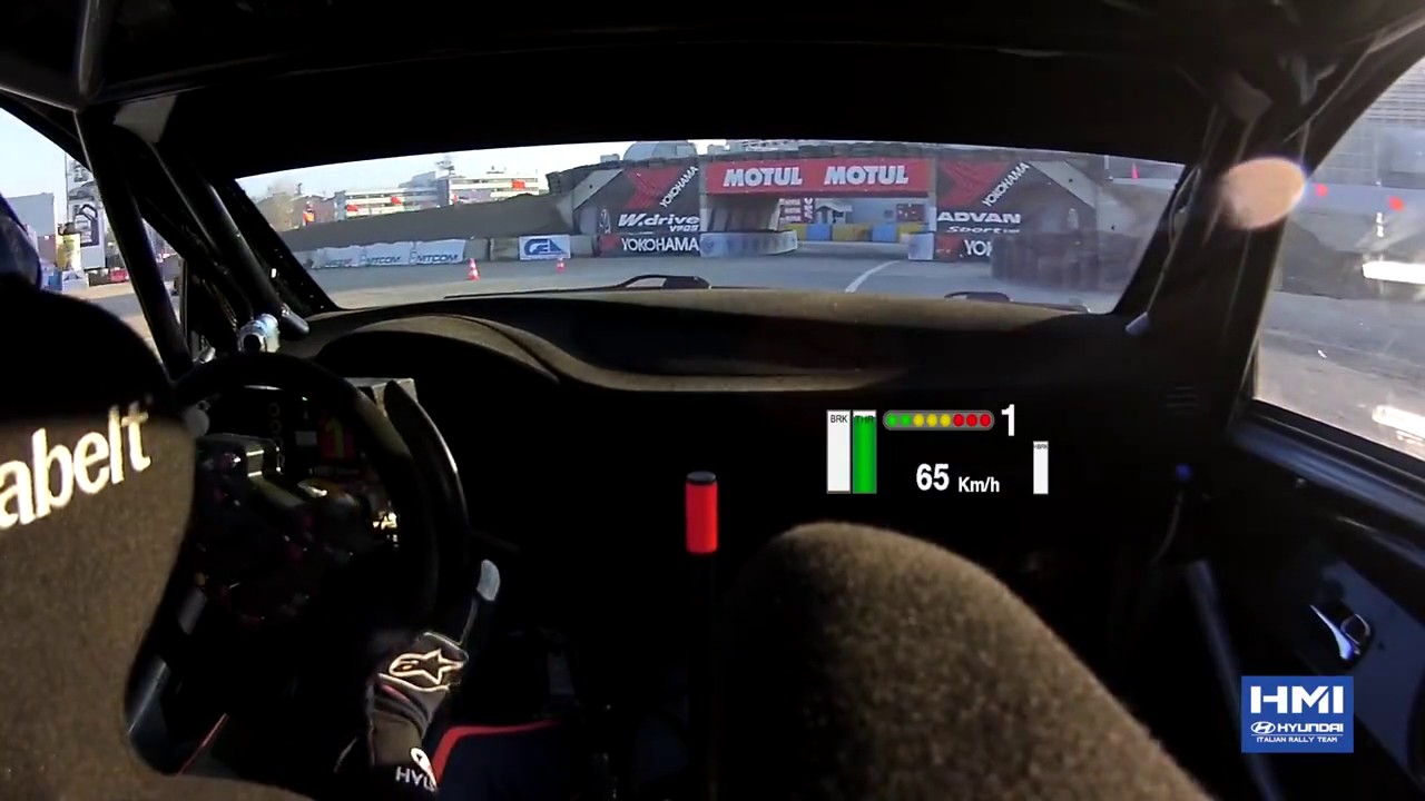 Onboard Thierry Neuville Bologna Motor Show 2016