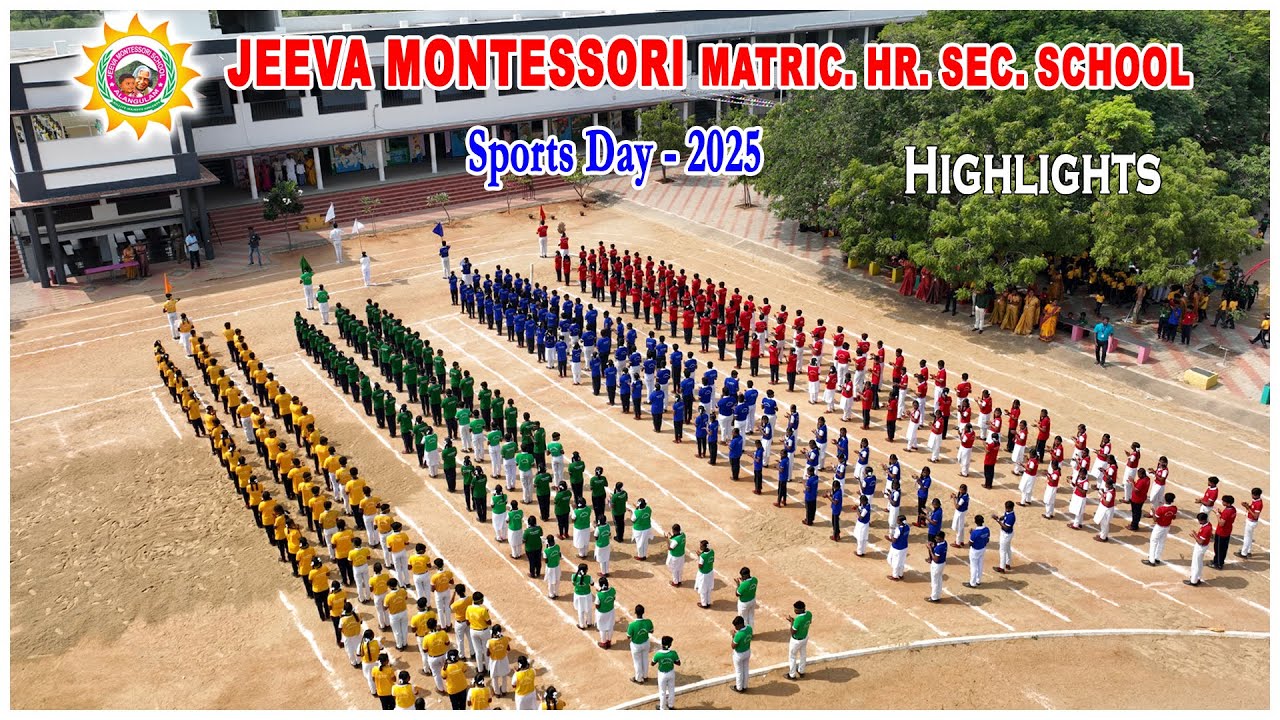 Sports Day 2025 | Highlights | JEEVA Montessori Matric. Hr. Sec. School...