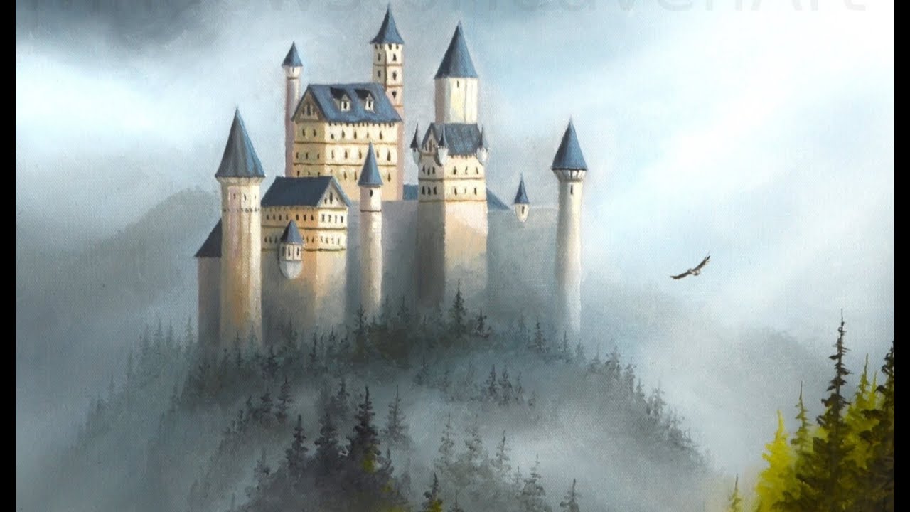 How to Paint DETAIL into your Misty Castle Oil Painting