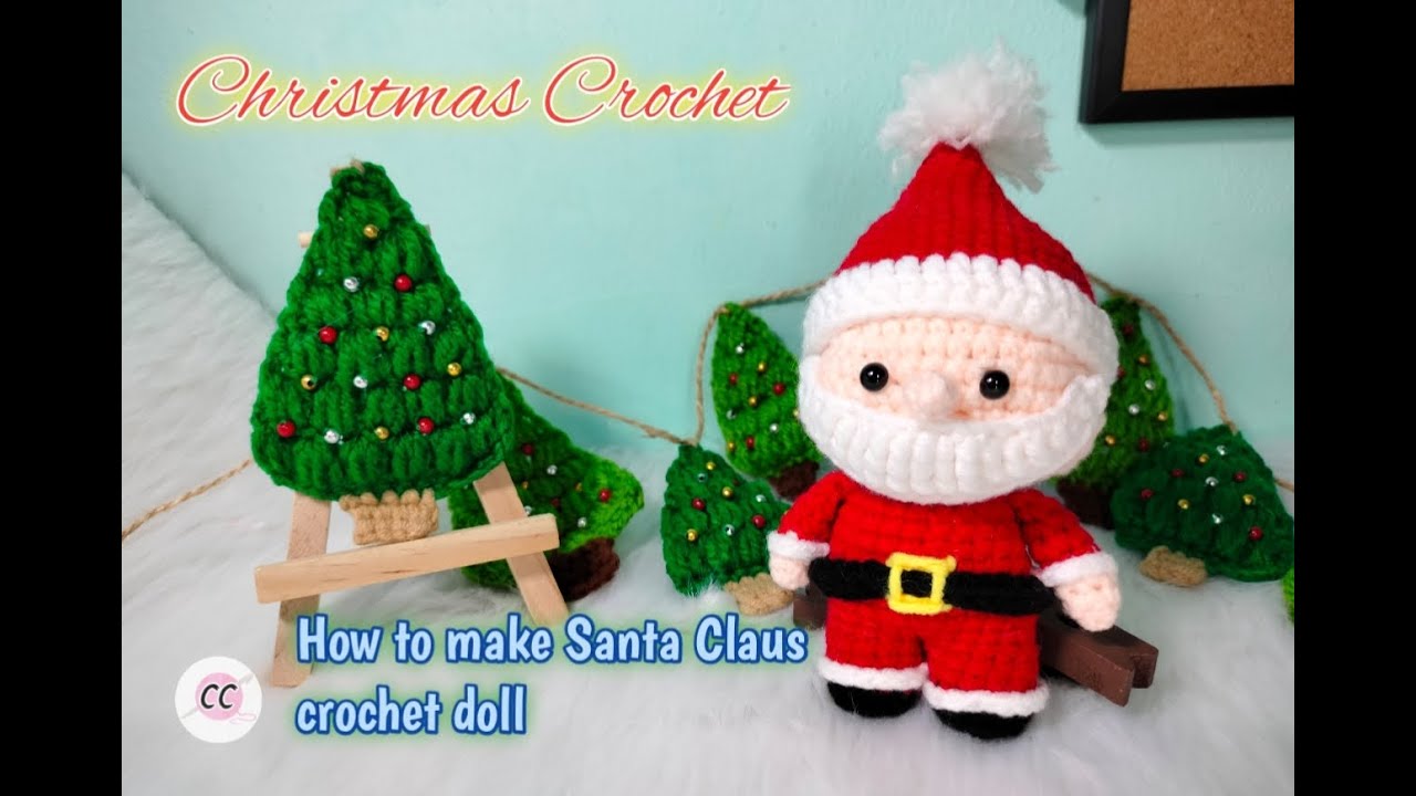 Christmas Crochet | How to make Santa Claus crochet doll