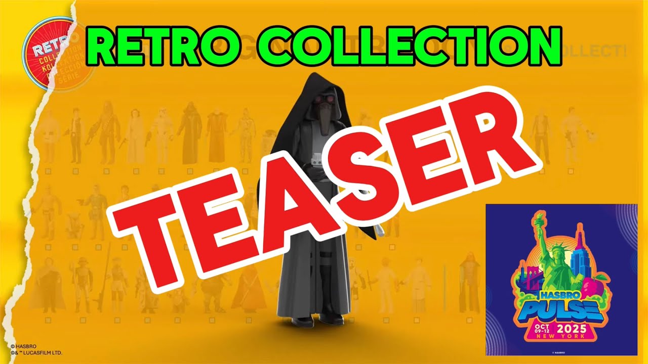 ЗВЕЗДНЫЕ ВОЙНЫ: Ретро-коллекция Гариндана с длинным носом! ТИЗЕР! | Hasbro Pulse New York Comic C...