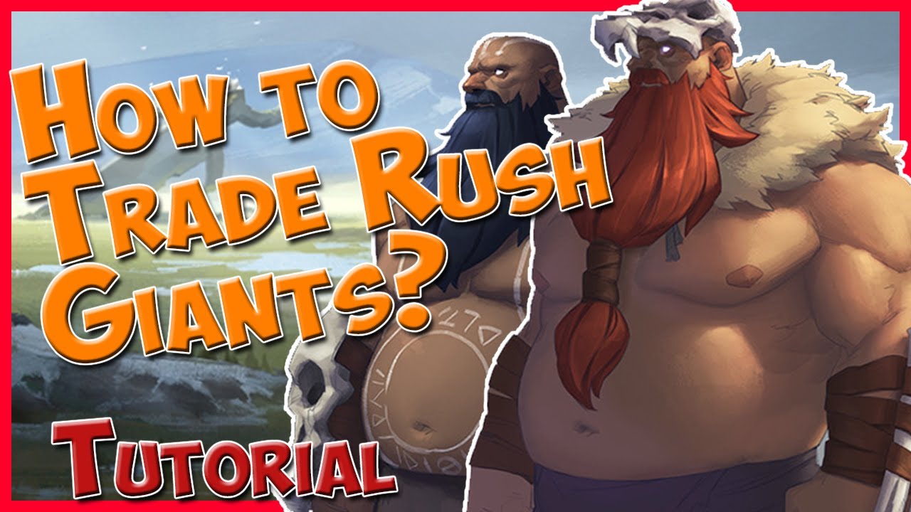 Rushing the Giants with the Boar clan | Boar clan Build Order | Northgard