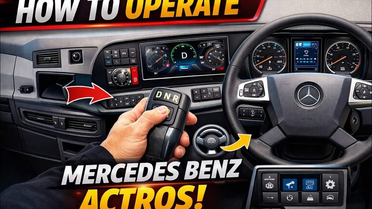 Как управлять Mercedes Benz Actros 2020 года