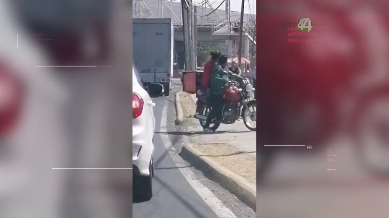 Ciudadanos captan presunto levantón en las inmediaciones de la plaza comercial Centro Sur