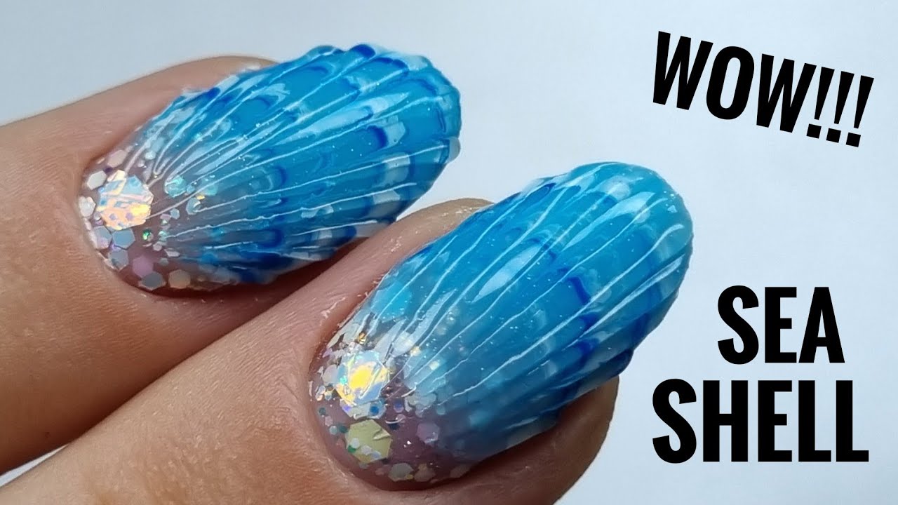TREND ///  sea SHELL  /// Nail ART design