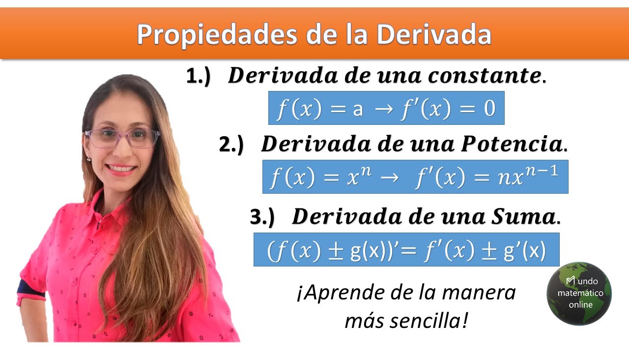 Propiedades de la Derivada. Aprende rápido y fácil.