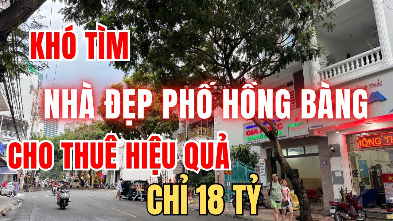 💥Khó tìm nhà đẹp đường Hồng Bàng cho thuê rất tốt khu phố Hàn Quốc, gần Biển | Nhà đất Nha Trang