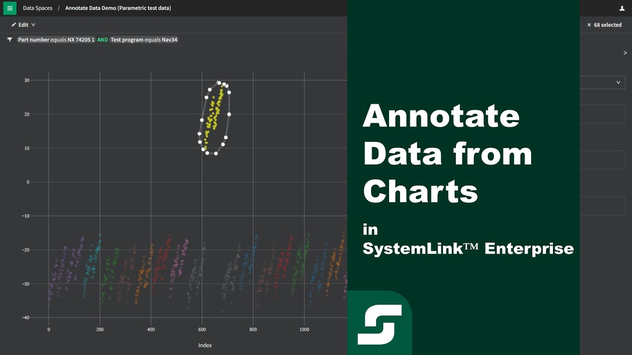 SystemLink&trade;: Annotate test data from Charts