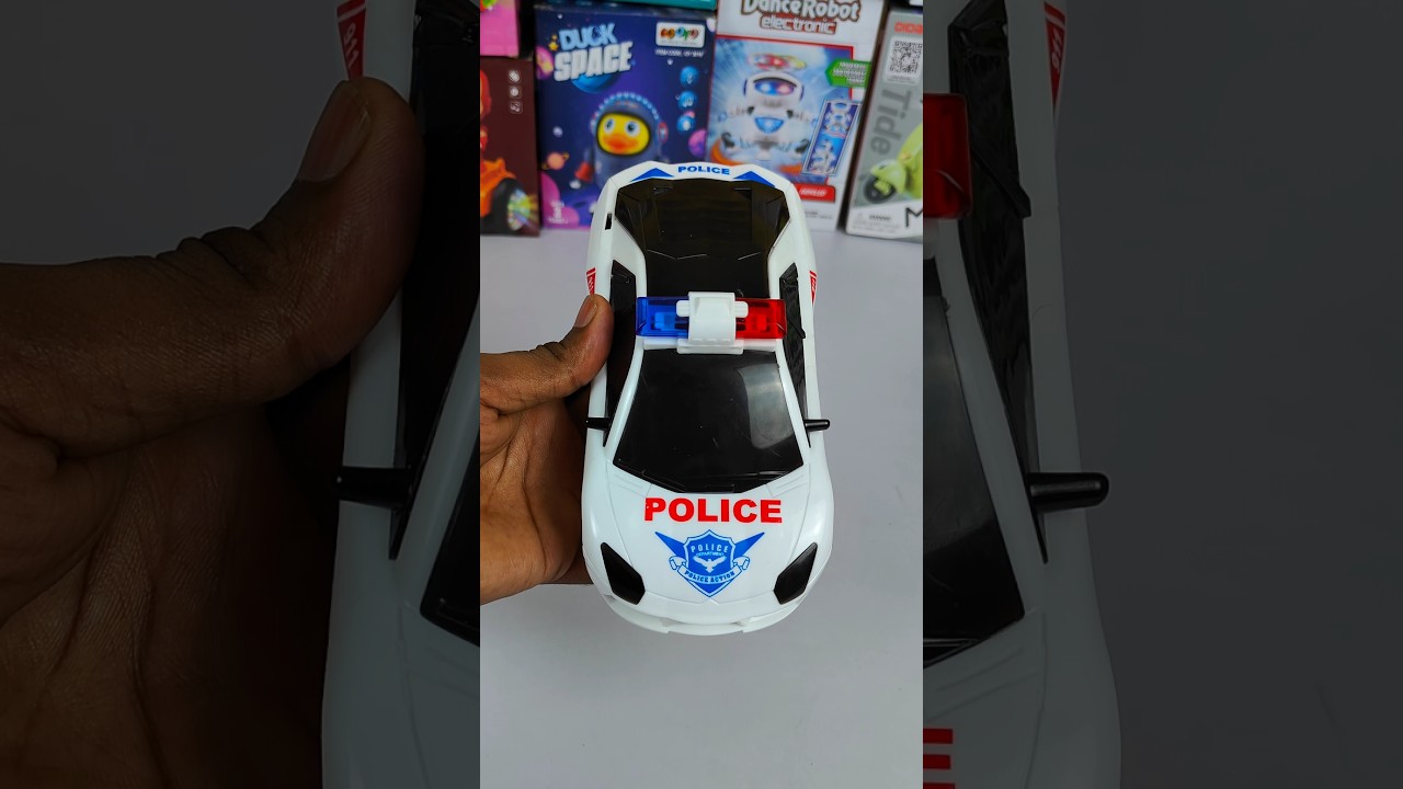 Battery operated Police Car Unboxing & Testing ASMR #toycars #cars #rccar