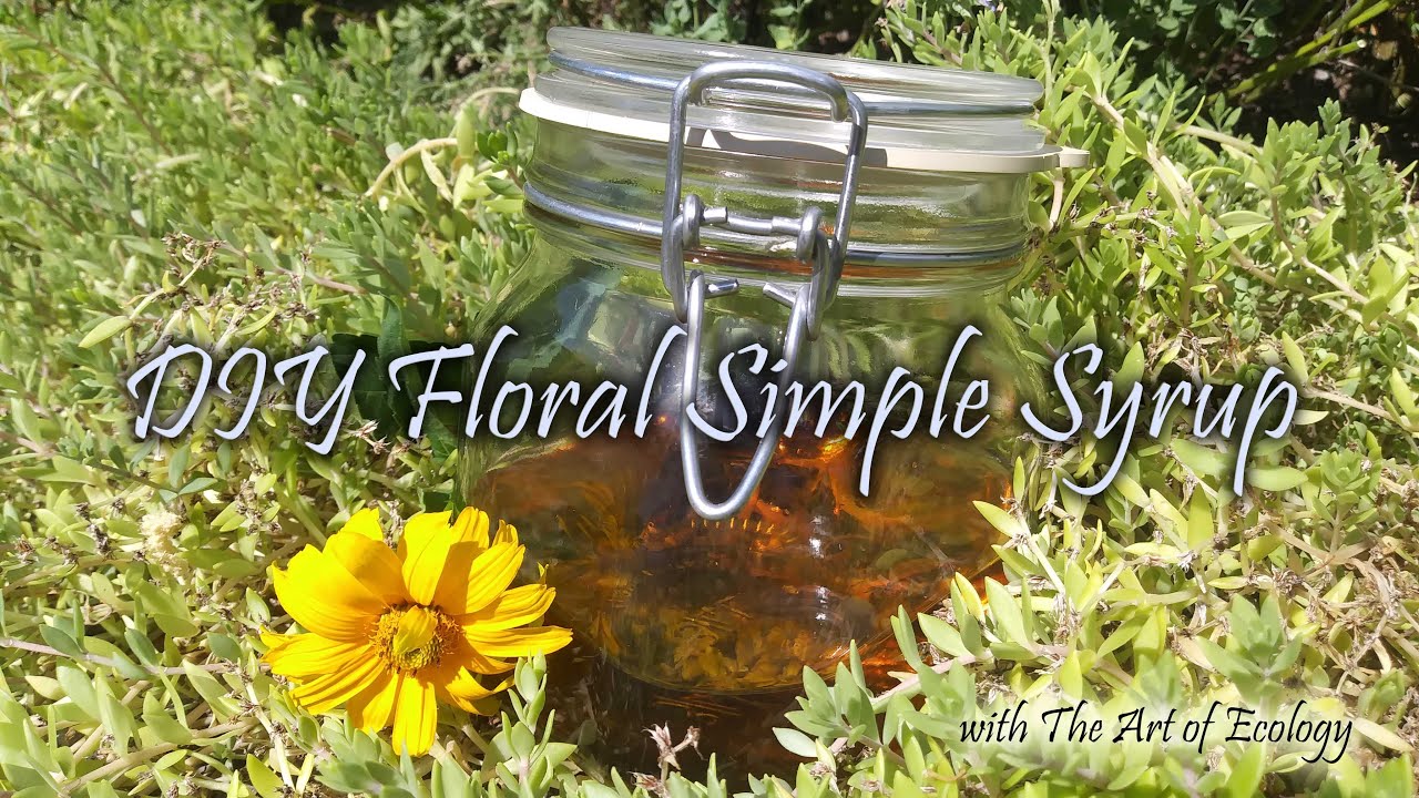 Creating Botanical Simple Syrup | Foraged Flowers