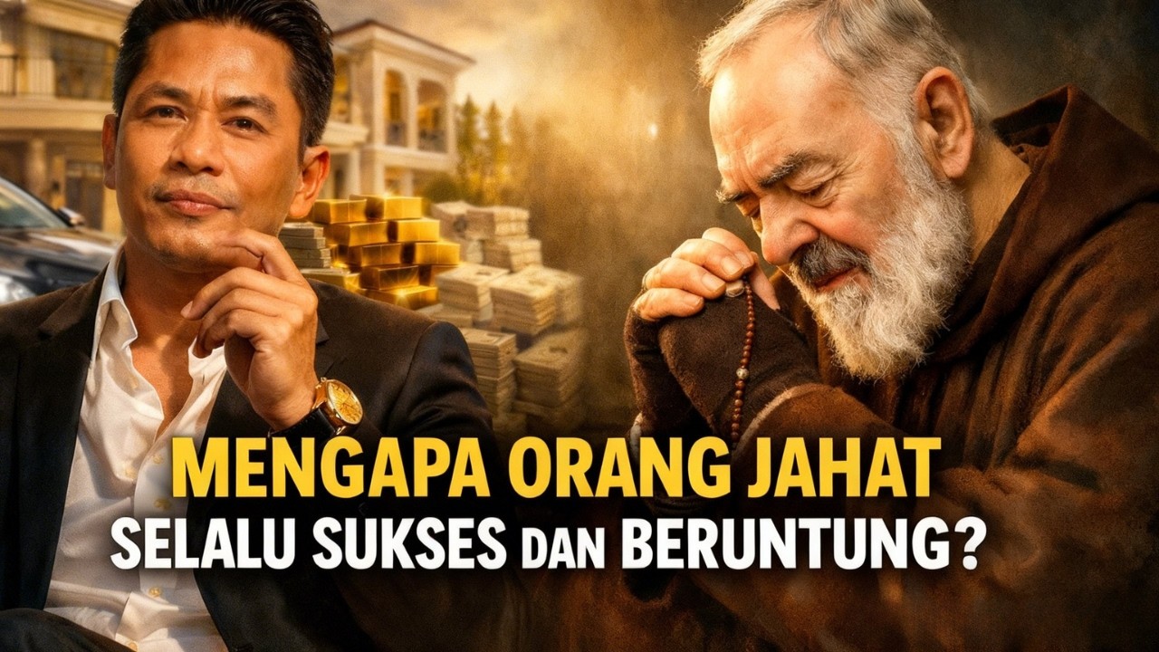 Jangan Iri! Yesus Menjelaskan kepada Padre Pio Kenapa Orang Jahat Dibiarkan Berhasil.