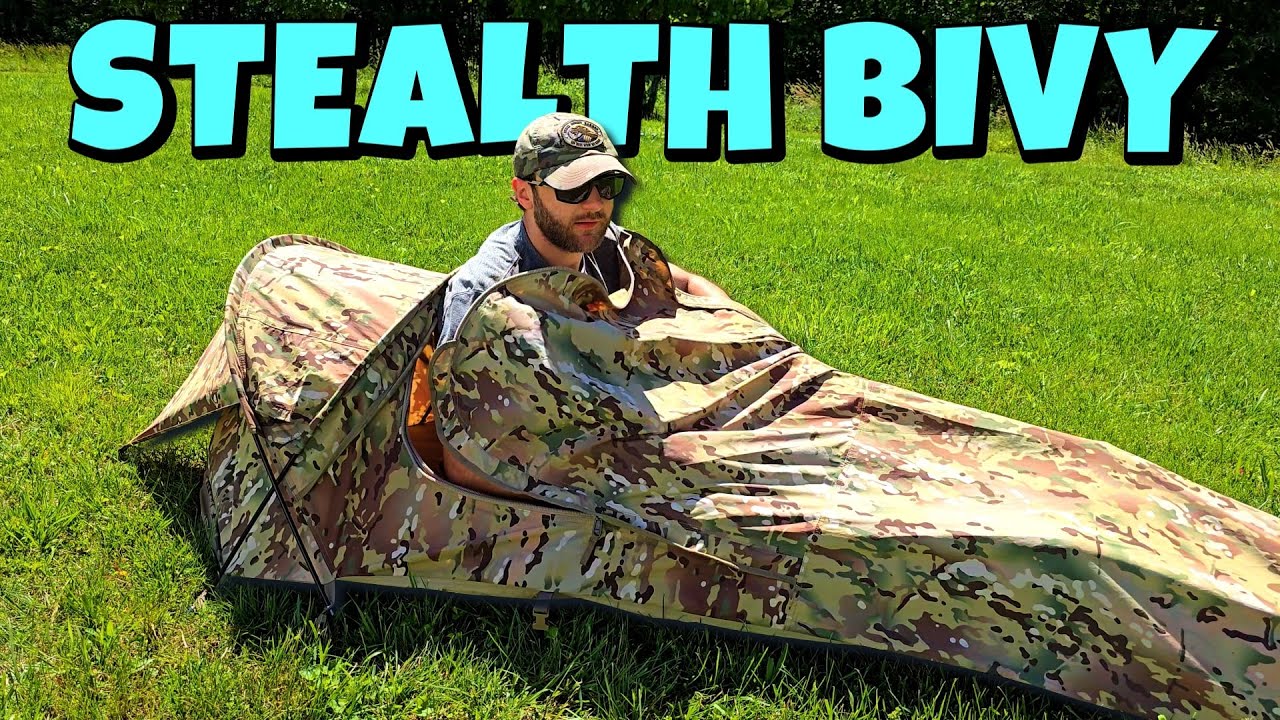 Multicam Hooped Bivy Stealth Shelter | MT Hideaway Bivy
