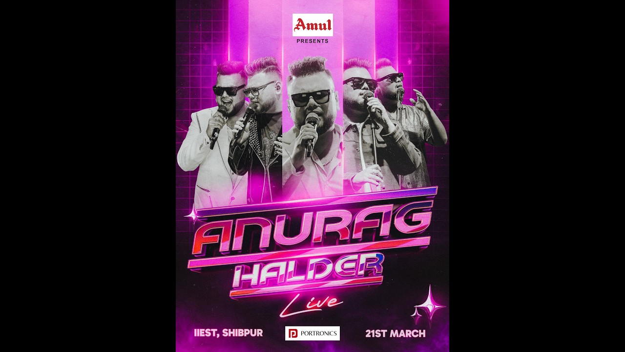 ANURAG HALDER LIVE...SHIBPUR, HOWRA, IIEST ENGIINEERING COLLAGE