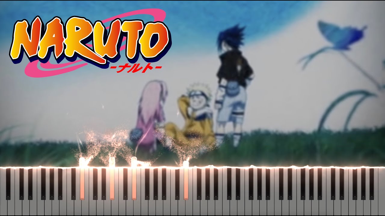 Naruto Ending 1 - Wind by Akeboshi (Piano Tutorial + Sheet Music)