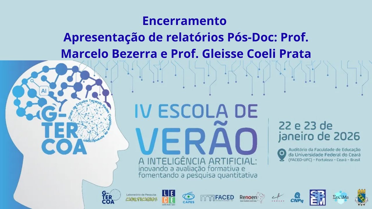 Apresentação de relatórios Pós-Doc: Prof. Marcelo Bezerra e Prof. Gleisse Coeli Prata