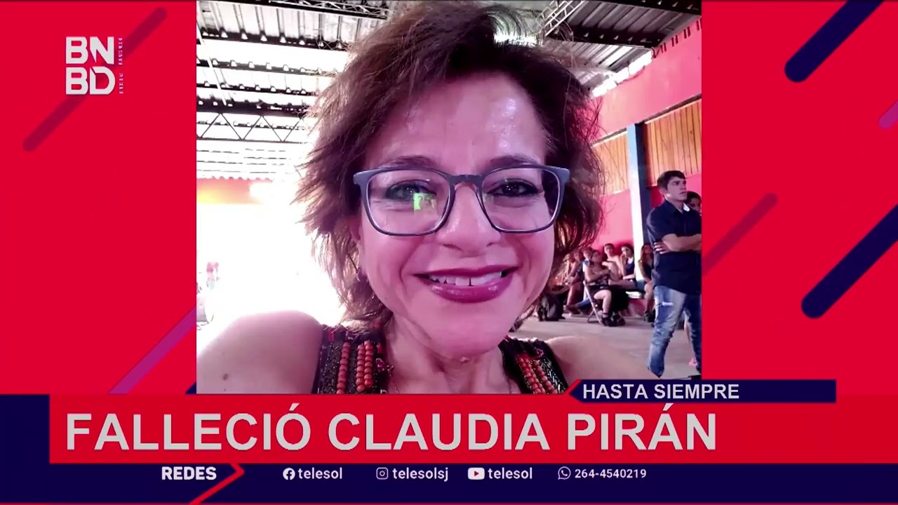 Murió Claudia Pirán