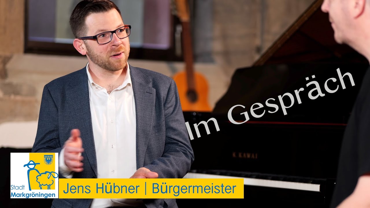 Bürgermeister Jens Hübner im Interview mit der Musikschule