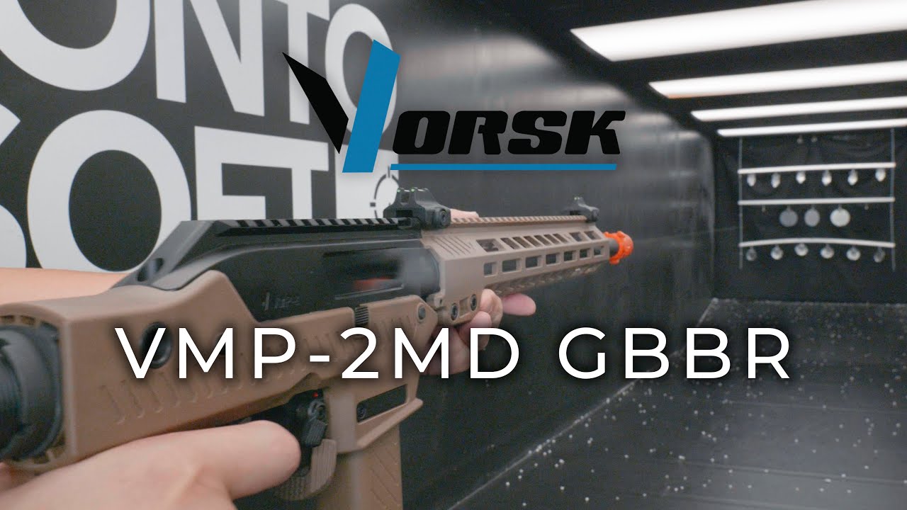 GBBR Kicks like the real thing! (.22LR but still) Vorsk VMP-2MD RECON.
