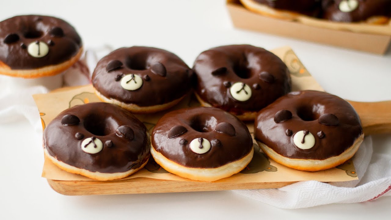Bánh Donut Socola | Soft & Fluffy Chocolate Donuts