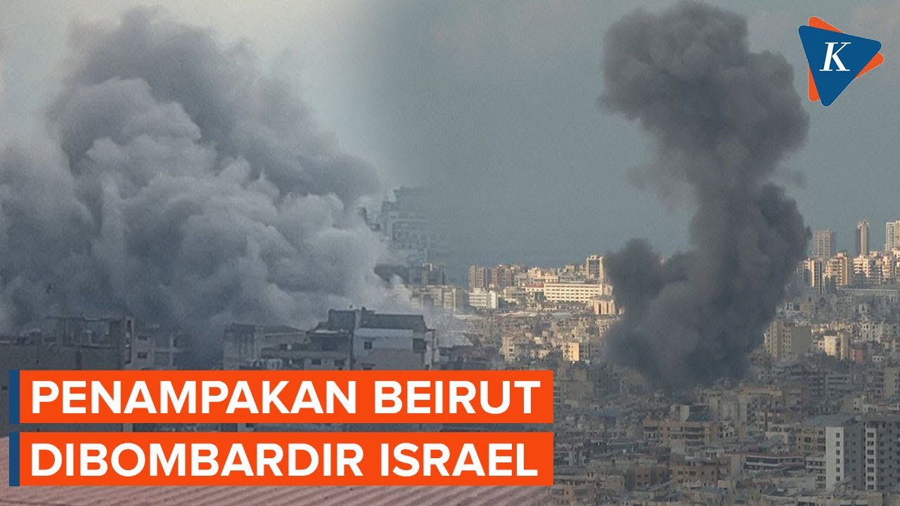 Penampakan Beirut Lebanon Digempur Serangan Udara Israel