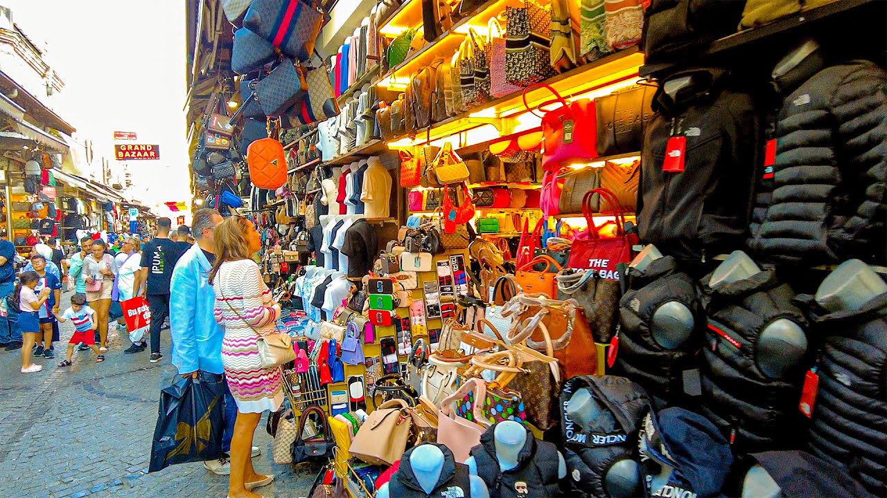 Istanbul Fake Market Around Grand Bazaar [4K60fps]- Summer 2023