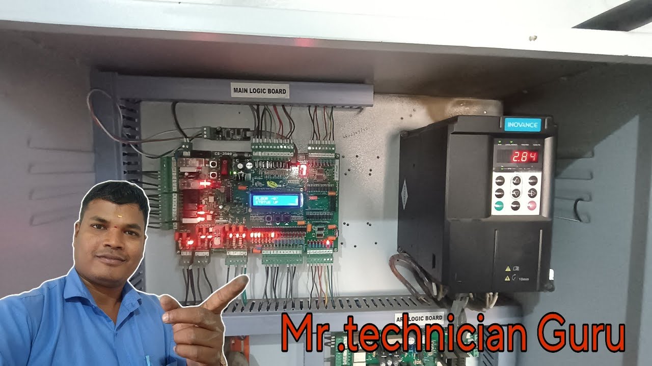 Elevators service/elevator basic safety circuit/elevator program/icon controller panel