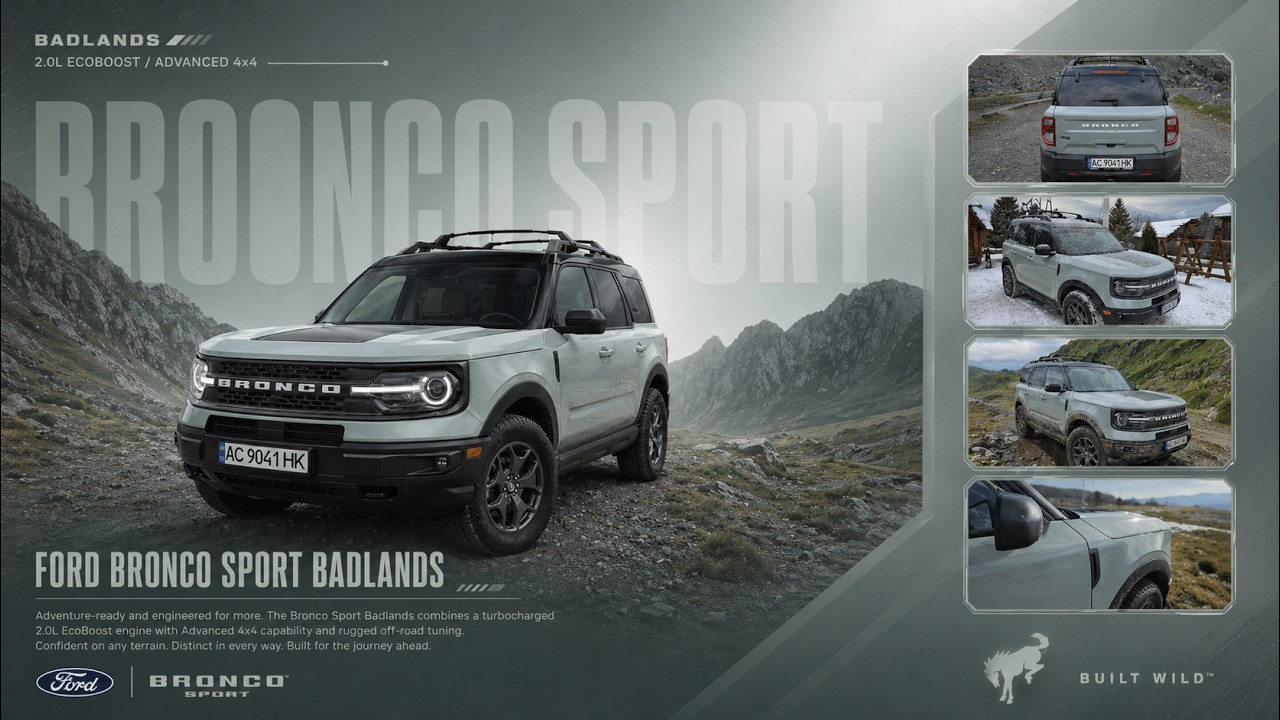 Ford Bronco Sport (#1) на тесті.  #Bronco #BroncoSport #Badlands #offroad