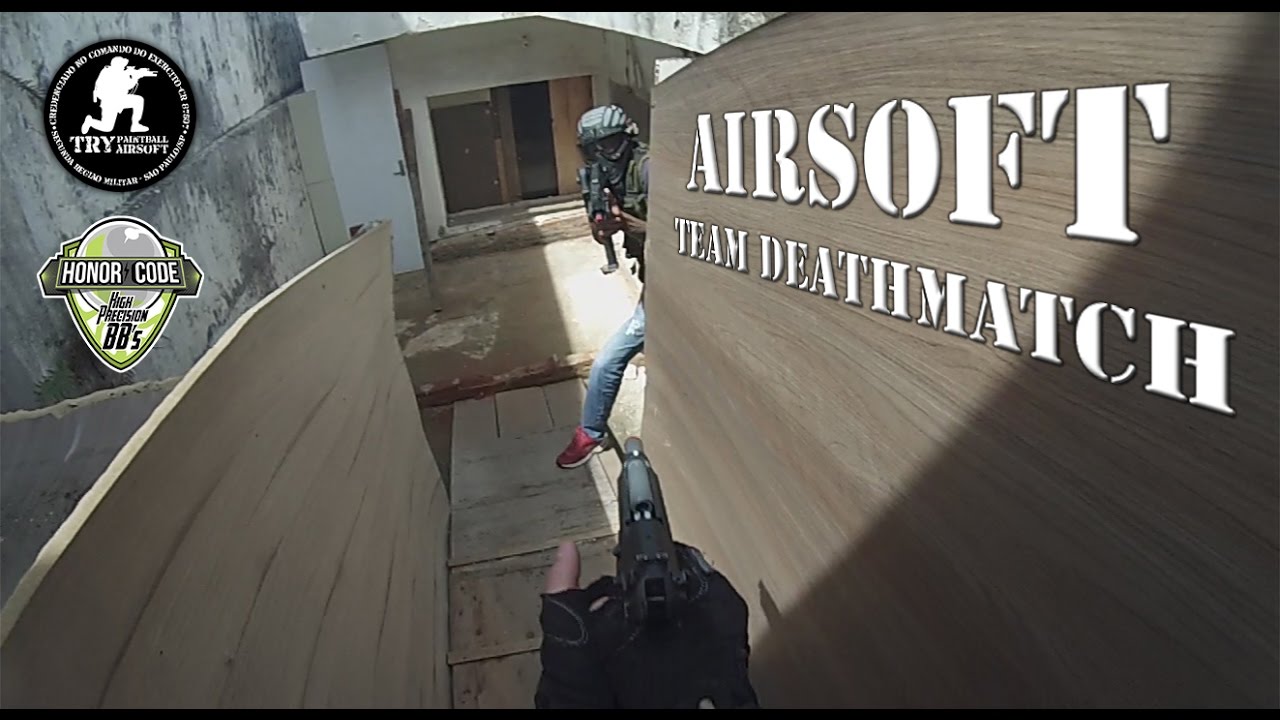 ALEMÃO DO AIRSOFT GAMEPLAY - TEAM DEATHMATCH - HOSPITAL DO MEDO 16/10/2016