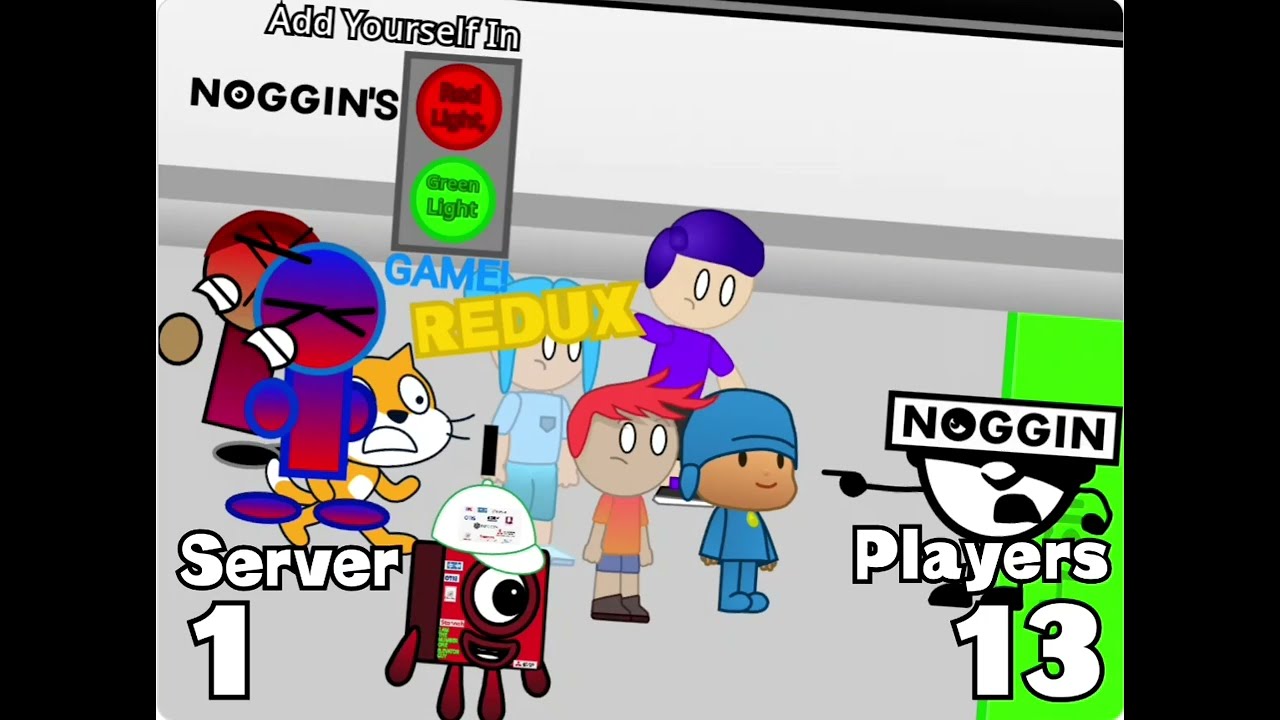 AY in Red Light Green Light 13 players (Scratch Cat Winner)