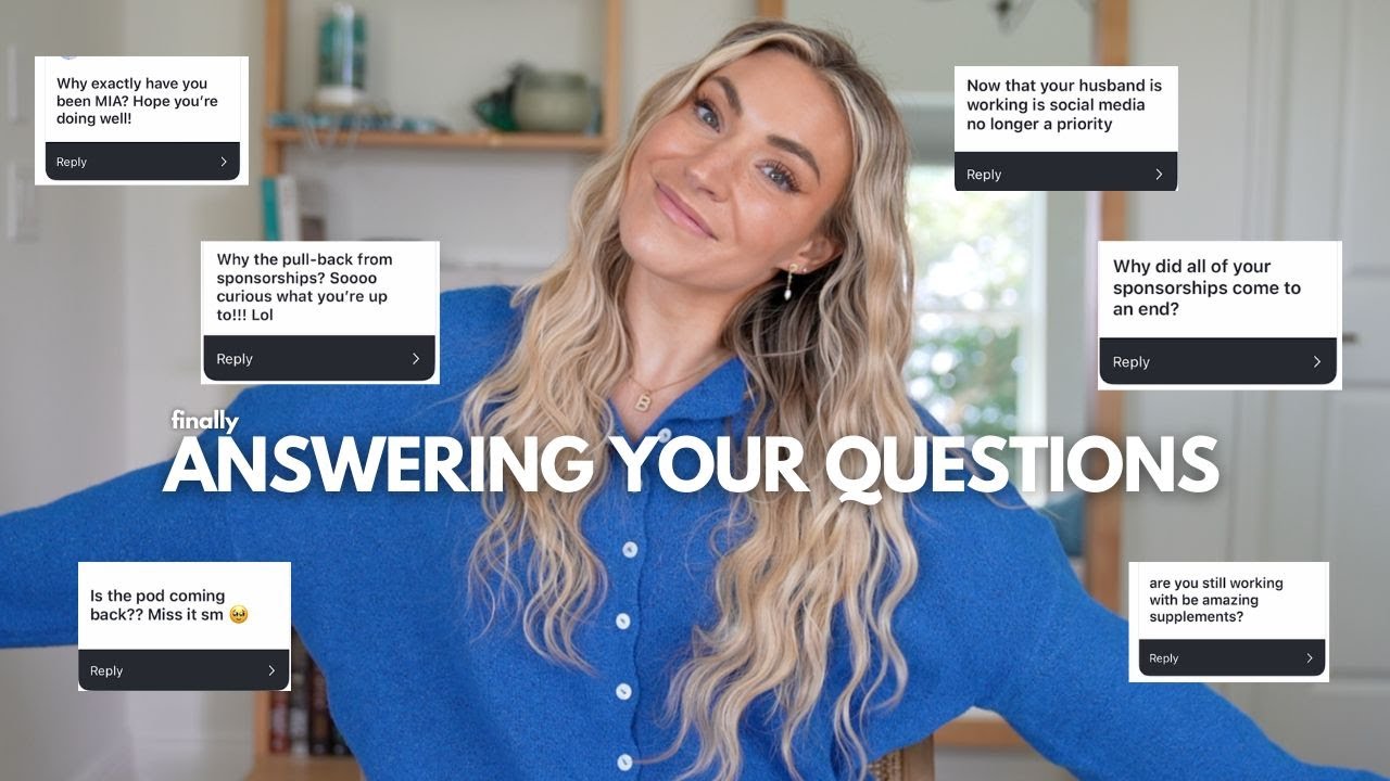 answering your questions...leaving sponsors, ivf, quitting social media, and more