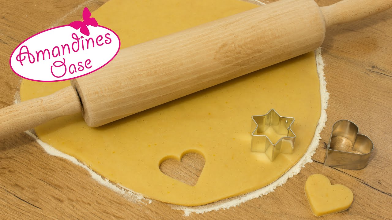 Mürbeteig Grundrezept, ausrollfähig | 1-2-3-Mürbeteig | Buttergebäck | auch vegan